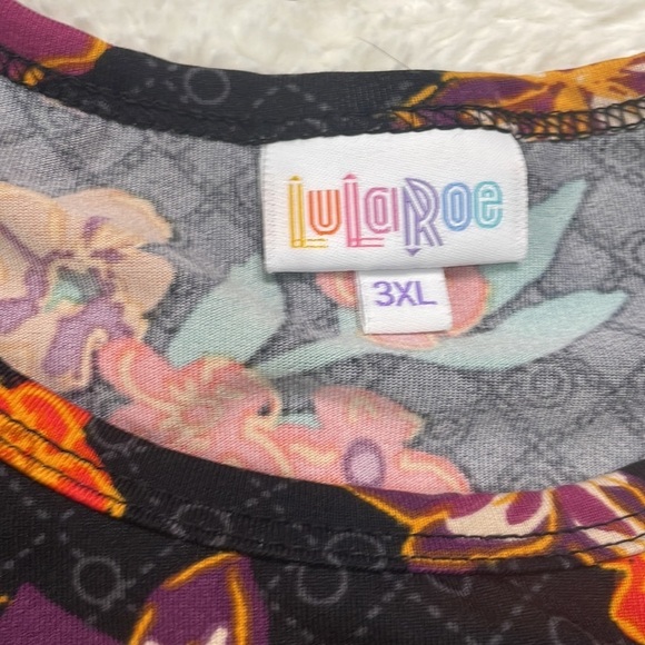 LuLaRoe Long Floral Dress - Picture 3 of 4